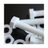 10 tornillos de cabeza hexagonal blanca de polipropileno_4