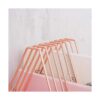 Soporte de libro de metal retráctil de oro rosa triángulo_2