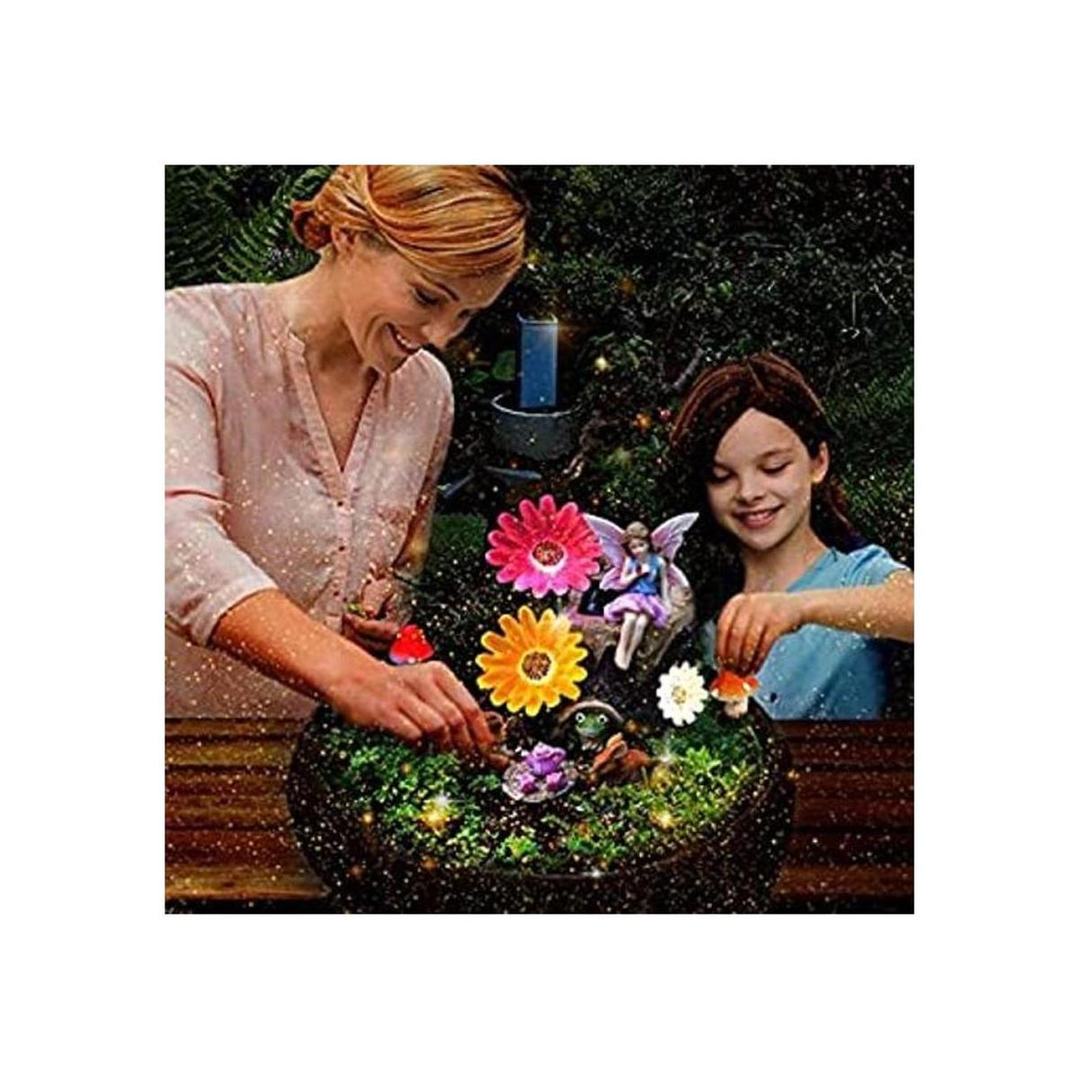 HDNICEZM Kit de accesorios de jardín de hadas Juego de