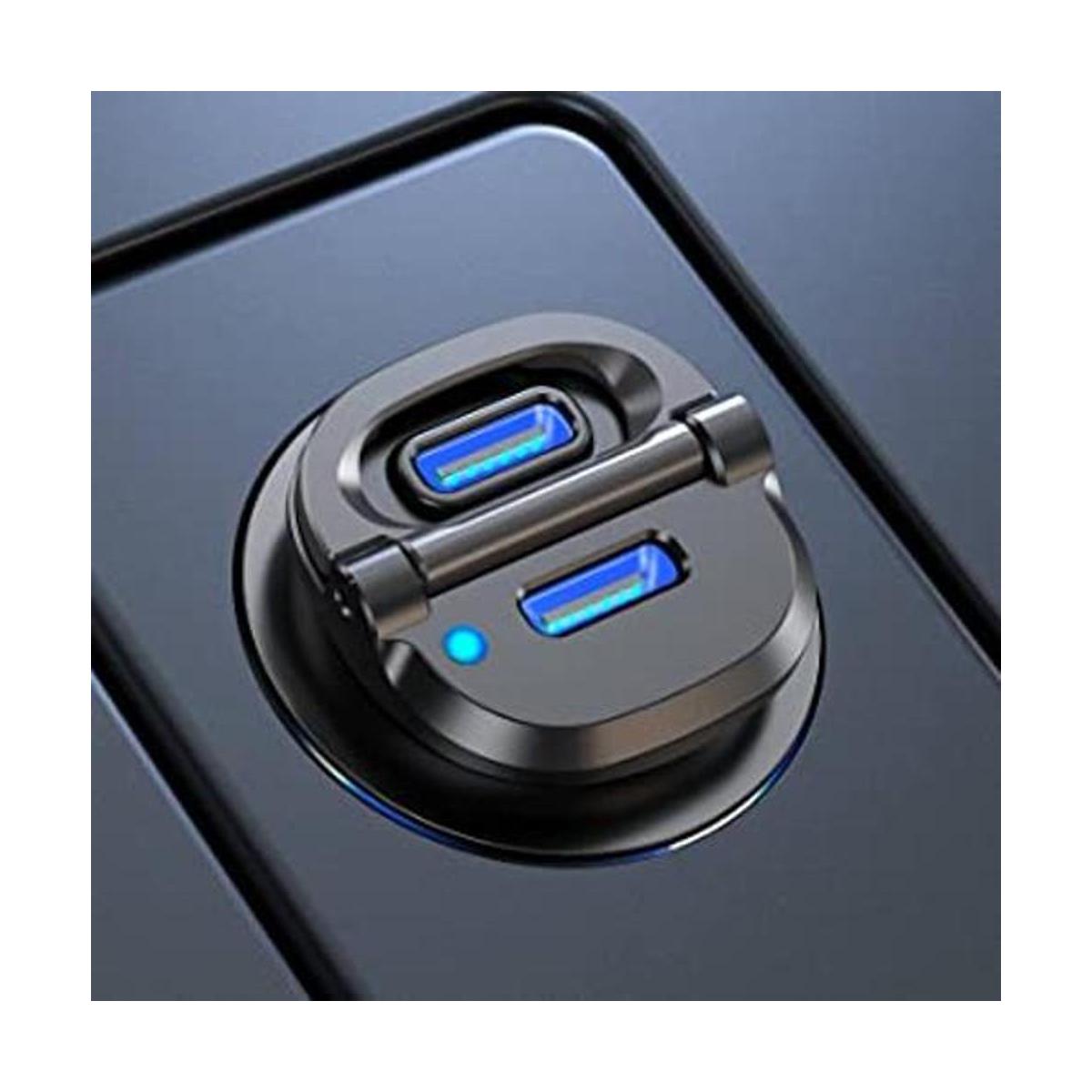EWA Cargador de coche USB C 40W 20W 20W cargador de