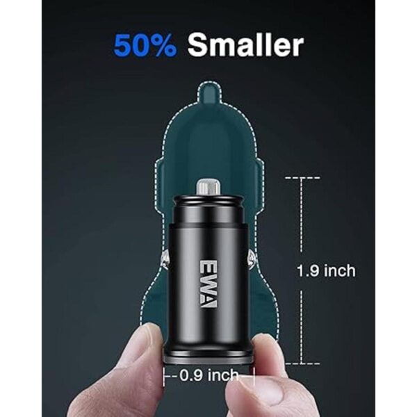 EWA Cargador de coche USB C 40W 20W 20W cargador de_5