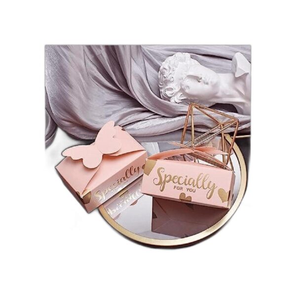 MissNaNa 50 cajas de regalo rosadas para bodas fiestas_1