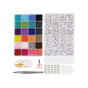 GREENTIME Cuentas de semillas para hacer pulseras kit de_1