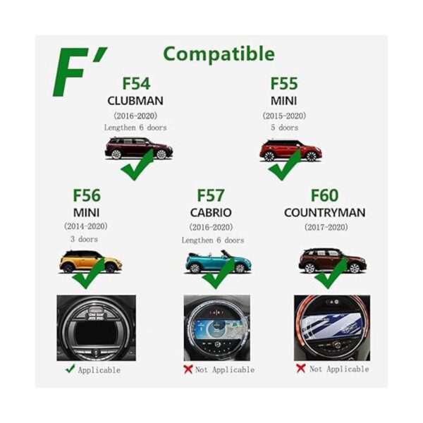 Soporte de teléfono móvil para Mini Cooper S Jcw One F54_3
