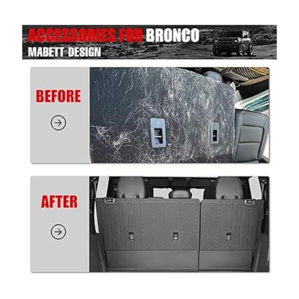 Mabett Protector de respaldo para asiento trasero para_2