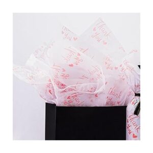MR FIVE 30 hojas de papel de seda blanco con rosa metálico_6