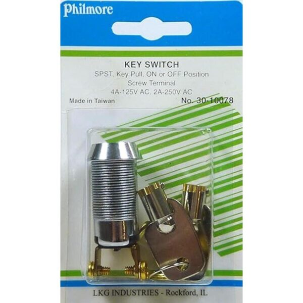 Philmore Llave SPST de encendido y apagado de 58 pulgadas