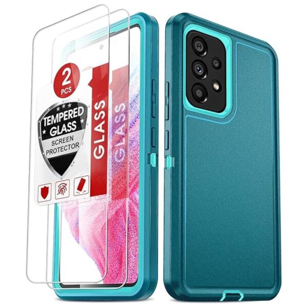 LeYi Funda para Samsung A53 5G funda A53 5G con paquete_1