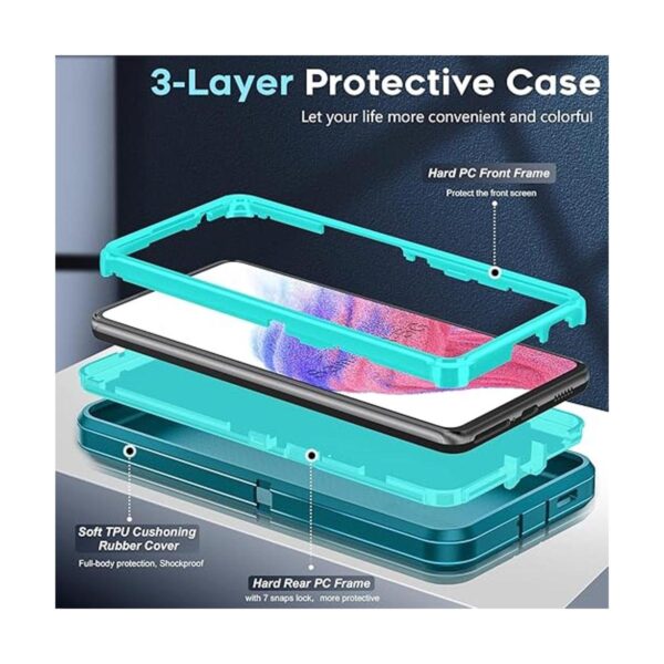 LeYi Funda para Samsung A53 5G funda A53 5G con paquete_2