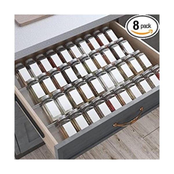 Organizador de cajones de especias juego de 2 niveles_1