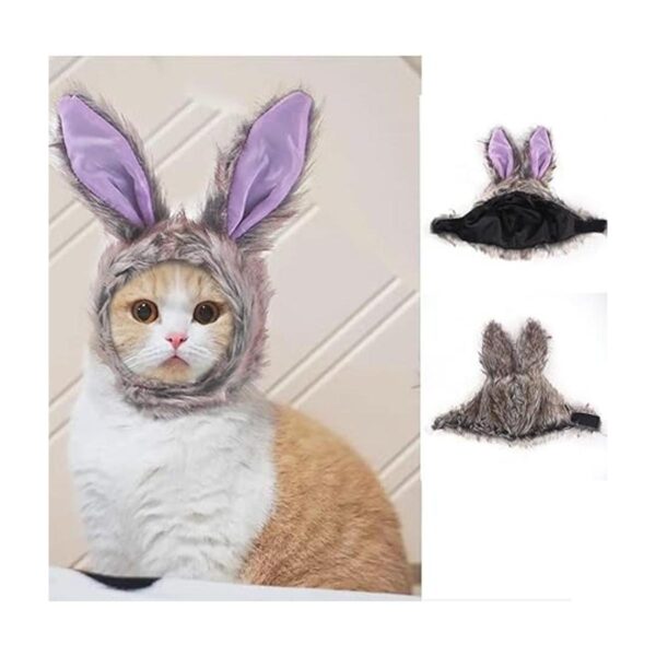 Anelekor Gorro de peluche para cachorro con diseño de_2
