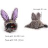Anelekor Gorro de peluche para cachorro con diseño de_4