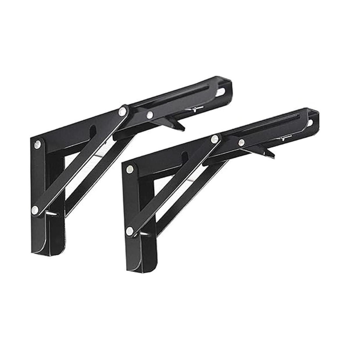 Jolitac Soportes plegables de pintura negra de 10