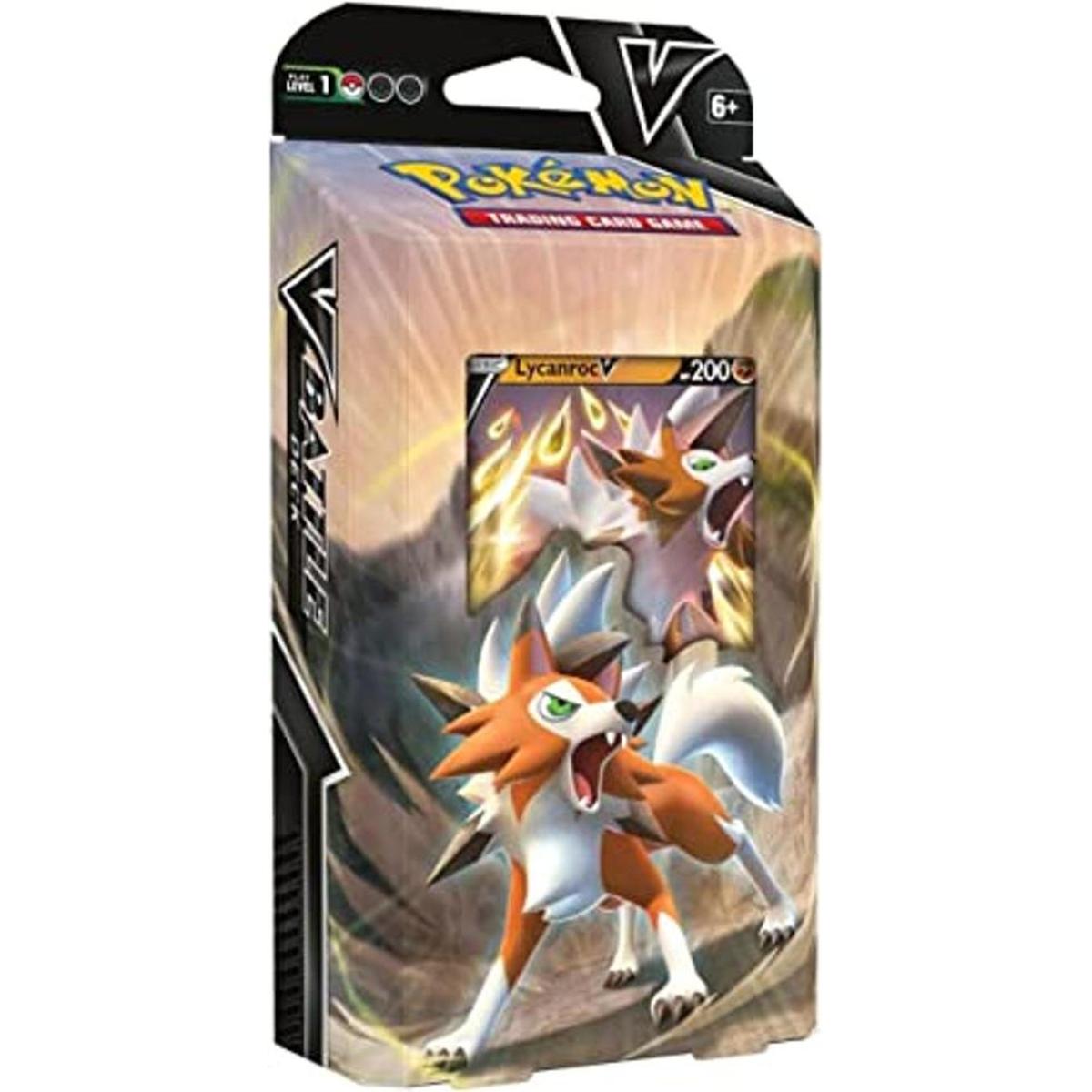 Pokémon TCG Lycanroc V o Corviknight V Battle Deck