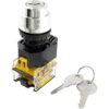 Uxcell 380 V 10 A 22 mm Dia Hilo DPST 2 Posiciones clave_3