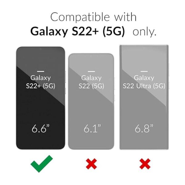 Crave Funda protectora transparente para Galaxy S22 a_2