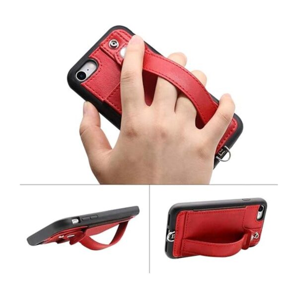 TOOVREN Funda para iPhone SE 20202022 con cordón para el_4