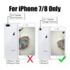 TOOVREN Funda para iPhone SE 20202022 con cordón para el_2