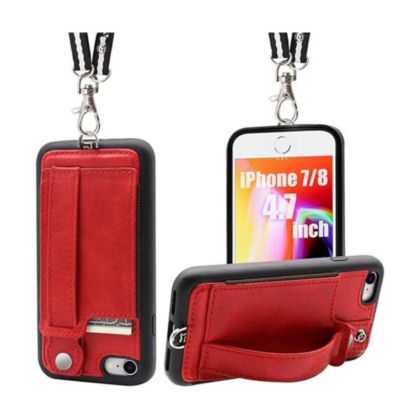 TOOVREN Funda para iPhone SE 20202022 con cordón para el_1