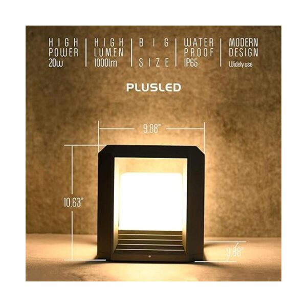 PLUSLED Luces de columna para exteriores grandes luces de_2