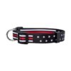 Delgada línea roja perro collar estrellas S_2