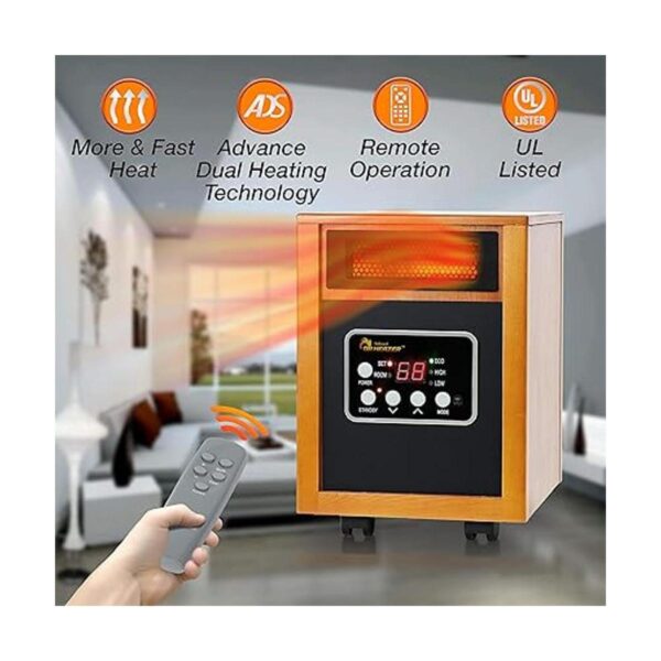 Dr Infrared Heater Calentador de espacio portátil 1500 W_2