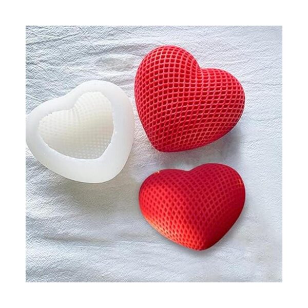 FineInno Molde de resina de corazón 3D molde de silicona