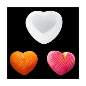 FineInno Molde de resina de corazón 3D molde de silicona
