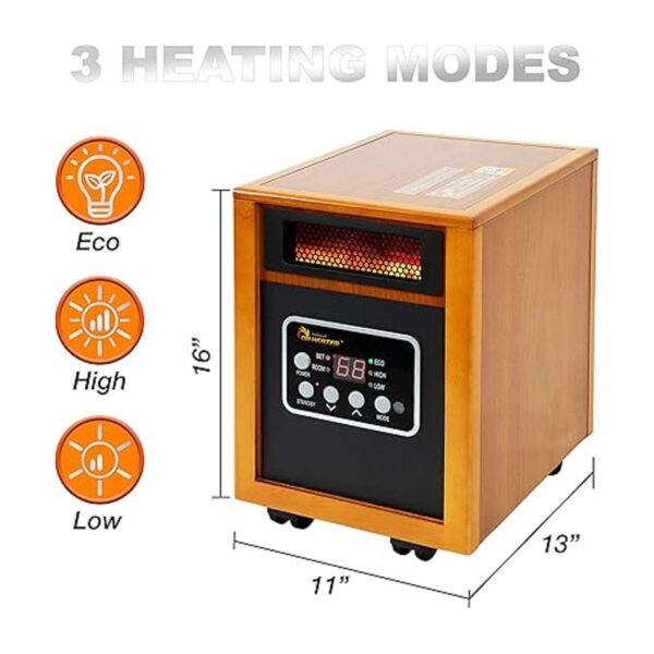 Dr Infrared Heater Calentador de espacio portátil 1500 W_3
