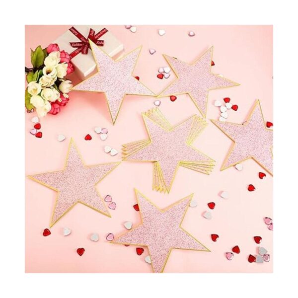 Mini recortes de papel de estrella de 6 pulgadas