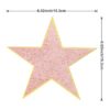 Mini recortes de papel de estrella de 6 pulgadas