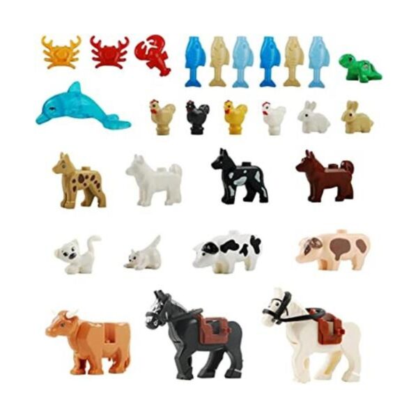 BAENRCY Bloques de construcción de animales accesorios_1
