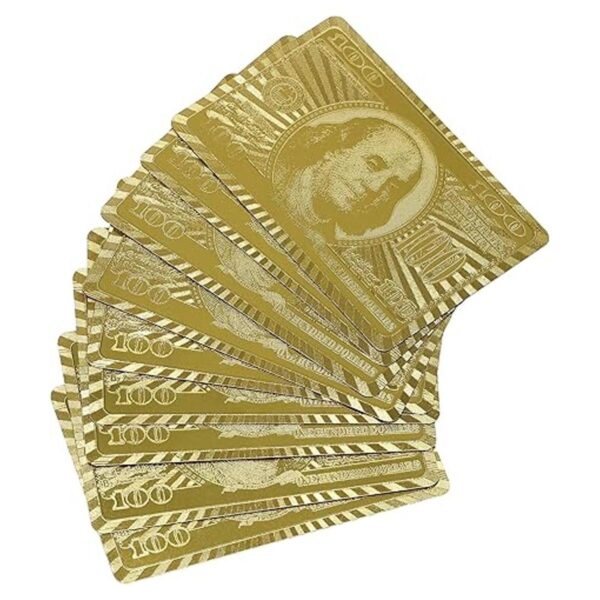 Rok 24K Oro 100 dólares de papel de aluminio flexible_2
