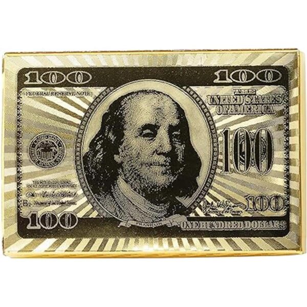 Rok 24K Oro 100 dólares de papel de aluminio flexible_6