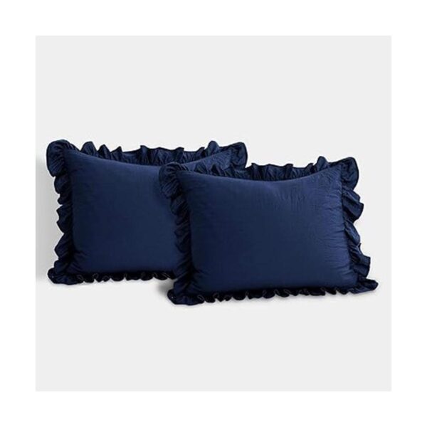 Lush Decor Juego de ropa de cama con volantes de 2_5