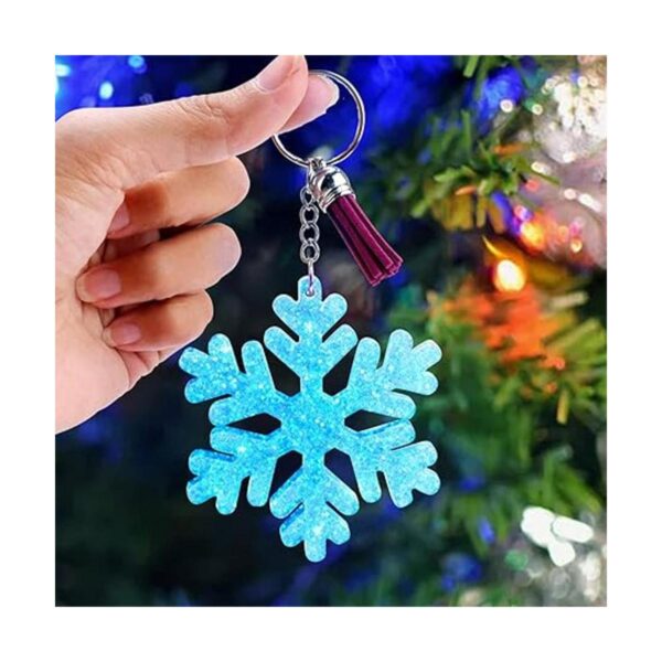 Juome Moldes de resina de Navidad de silicona adornos de