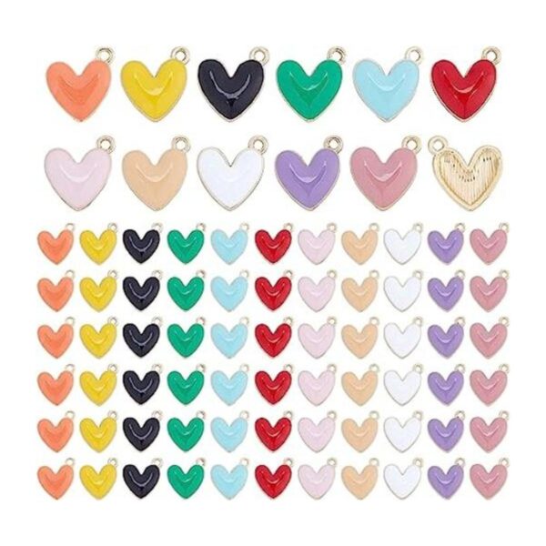 PH PandaHall 72 dijes de corazón 12 estilos dije de_1