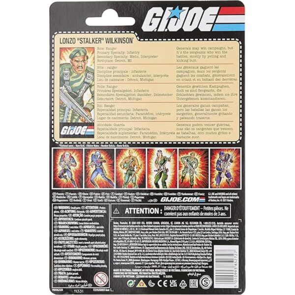 G.I. Joe Retro Sgt. Stalker Figura de acción exclusiva de_2