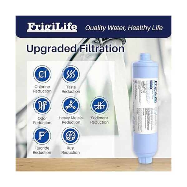 FrigiLife Filtro de agua para RV certificado NSFANSI 42