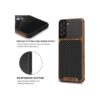 TENDLIN Funda híbrida compatible con Samsung Galaxy S21 de_5