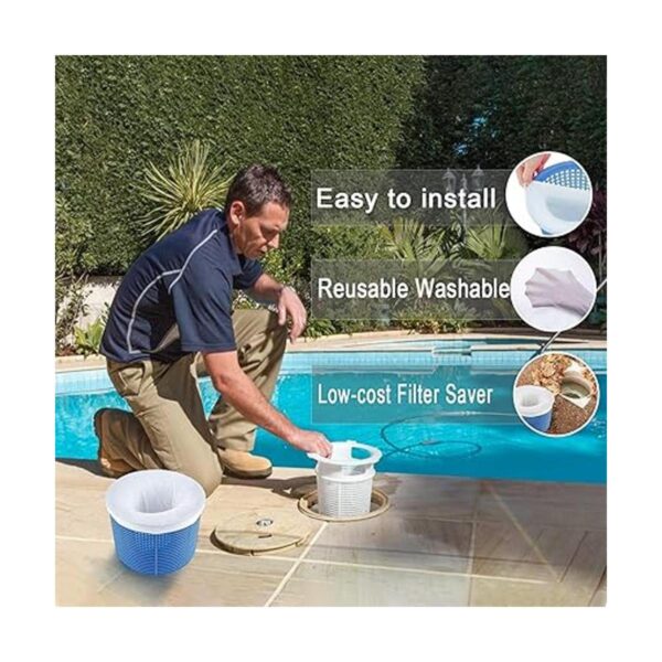 Paquete de 30 calcetines de filtro de piscina para piscina