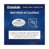 FrigiLife Filtro de agua para RV certificado NSFANSI 42