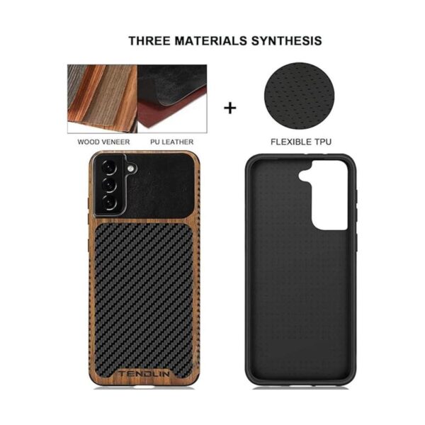 TENDLIN Funda híbrida compatible con Samsung Galaxy S21 de_2