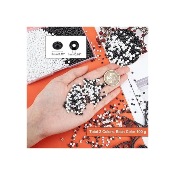PH PandaHall 4400 cuentas de semillas de vidrio 80