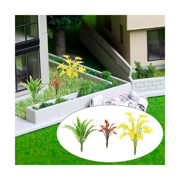 120 plantas modelo de colores mixtos plantas tropicales en
