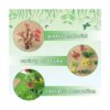 120 plantas modelo de colores mixtos plantas tropicales en