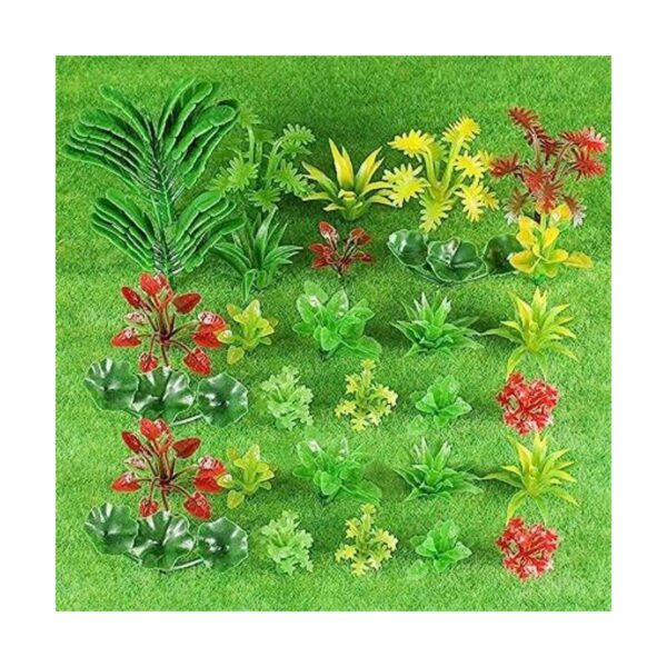 120 plantas modelo de colores mixtos plantas tropicales en