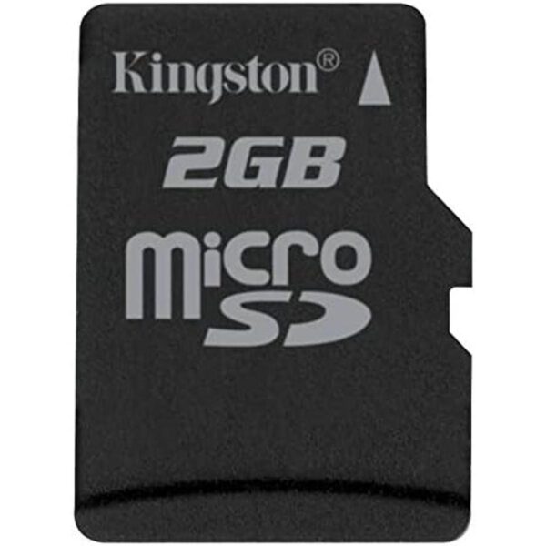 Kingston Tarjeta de memoria flash microSD de 2 GB SDC2 GB_2