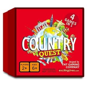 Country Quest Juego de cartas de conocimiento mundial_1
