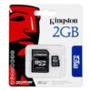 Kingston Tarjeta de memoria flash microSD de 2 GB SDC2 GB_3